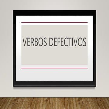 Verbos defectivos | PPTX