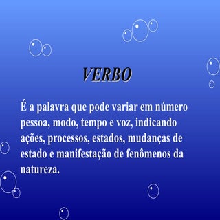 Verbos estrutura tempos
