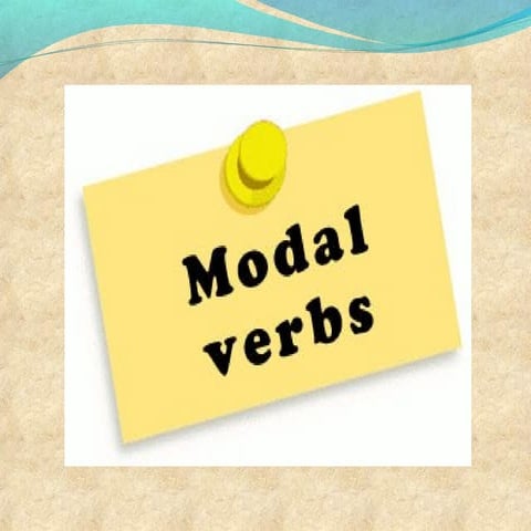 Modal Verbs, English B2