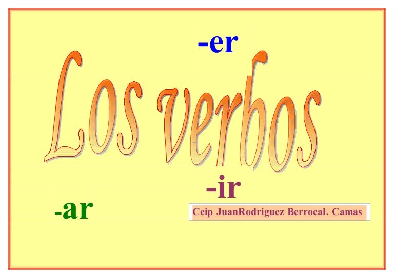 Verbos 2º ciclo primaria