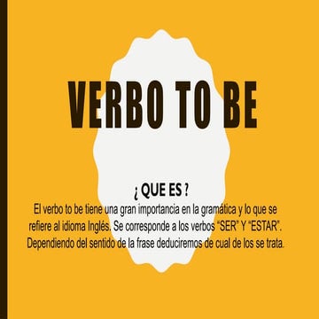 Verbo to be G.ALPHA TEAM............pptx