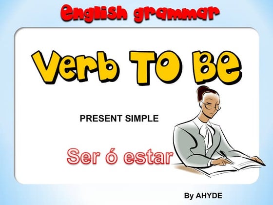 Verb To Be Ppt Interactive Powerpoint Presentation