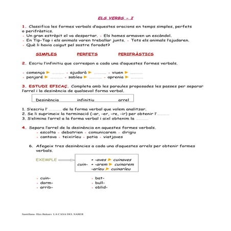Verbs 1 | PDF