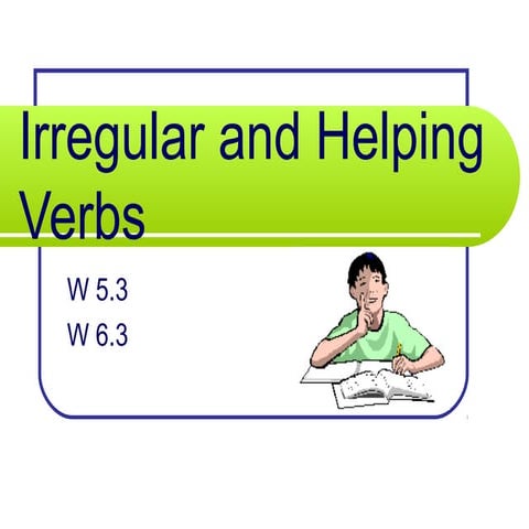 Verbs irregular