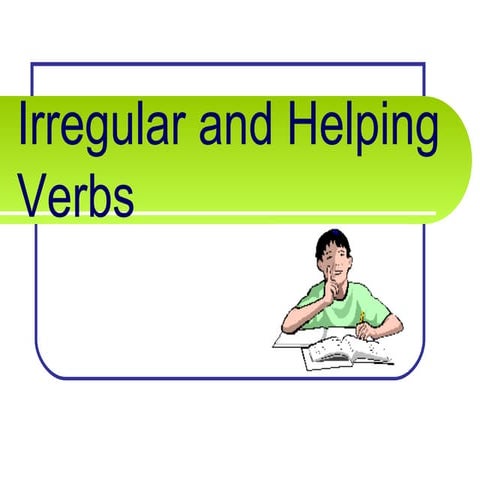 Verbs Irregular 2