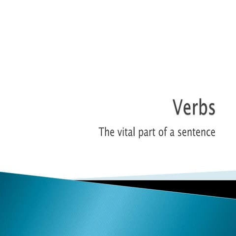 (Parts of Speech 3) Verbs