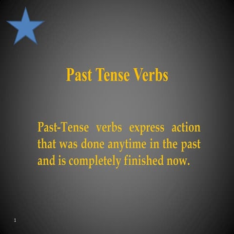 Verbsinthepasttense