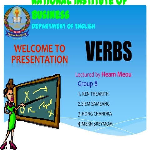 Verbs mr ken thearith