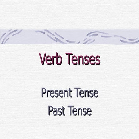 Tense | PPTX