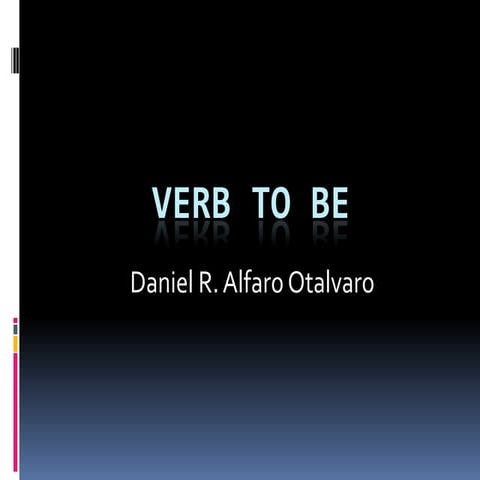 Verb to be