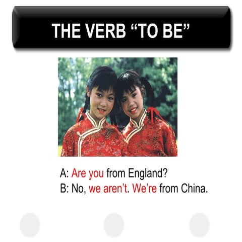 Verb to be