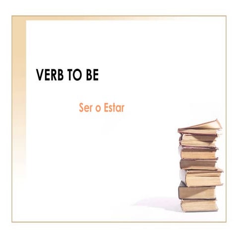 Verb to be