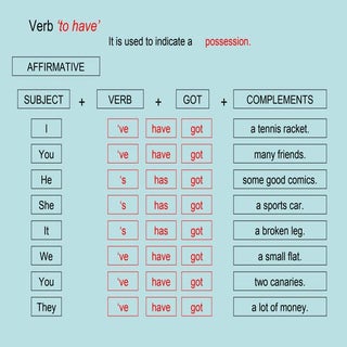 Verb to have