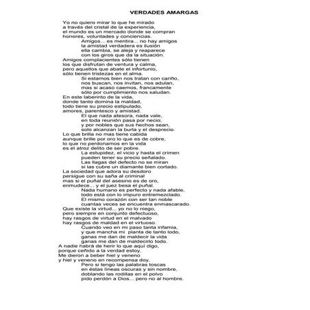 Verdades amargas