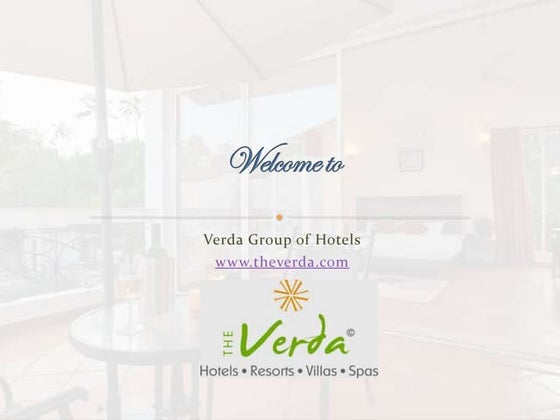 The Verda- Collection of Finest Hotels in Goa | PPSX