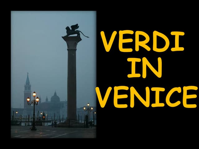 Verdi in Venice