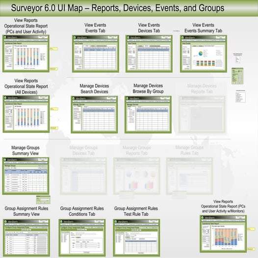 Surveyor v6.0 UI map (Verdiem 2009)