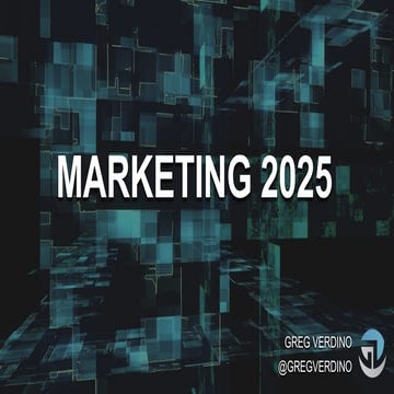 Greg Verdino Brand ManageCamp - The Future of Marketing