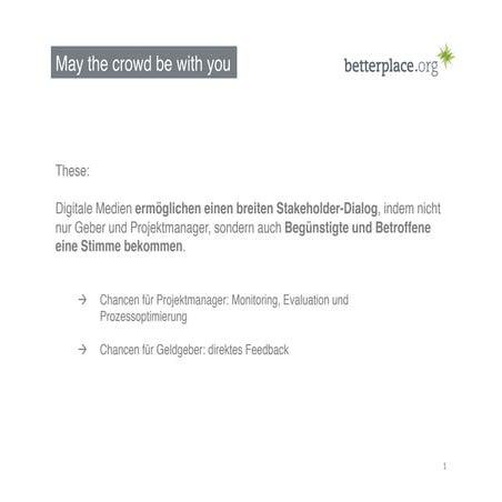 Verena Liedgens Visionsummit 2011