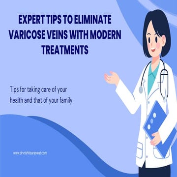 Expert Tips to Eliminate Varicose Veins with Modern Treatments | PDF