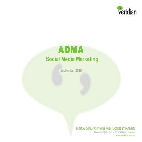 ADMA Social Media Pres