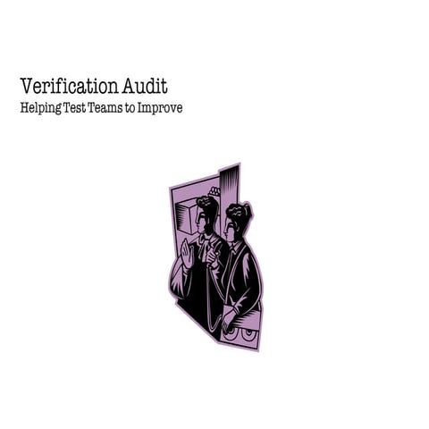 Verification audit