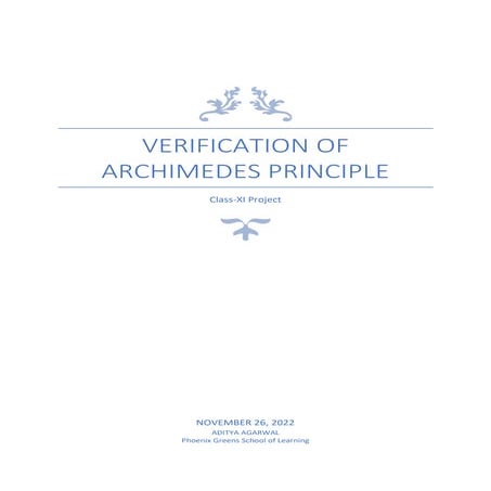 Verification of Archimedes Principle.docx