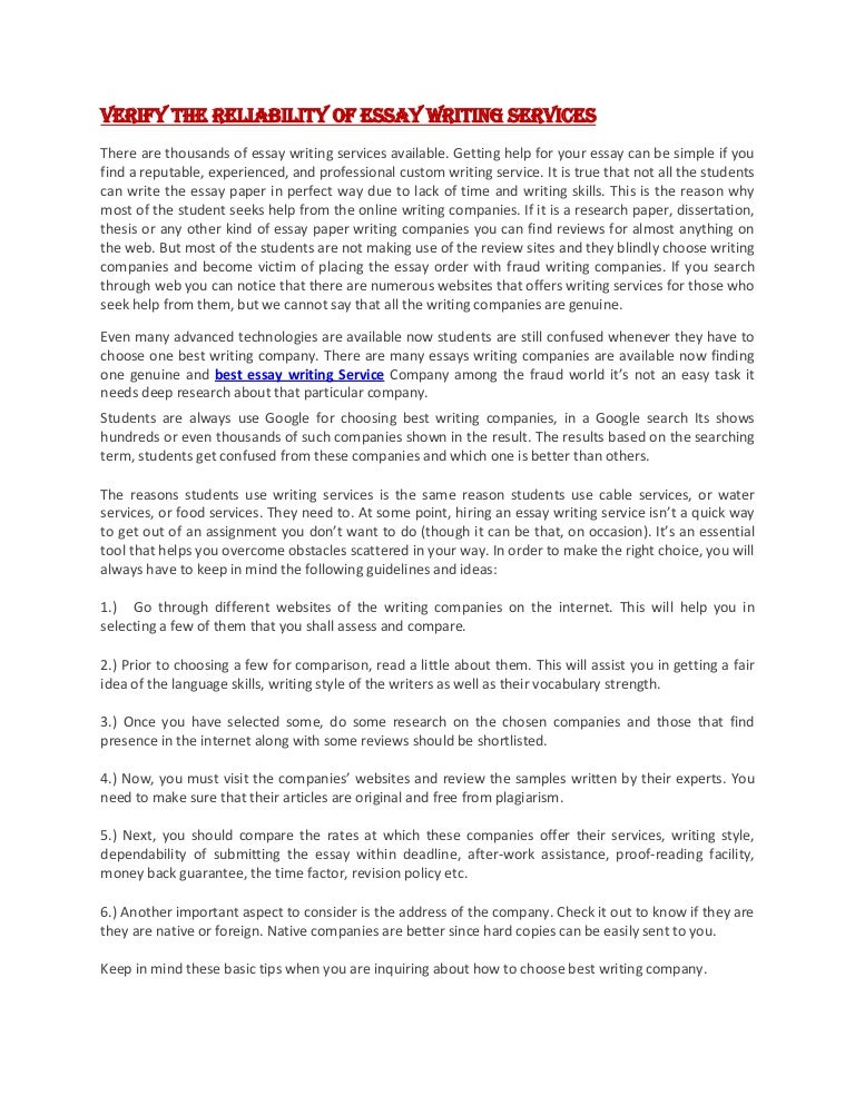 finding original essay writing services