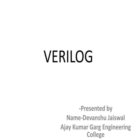 Verilog | PPTX
