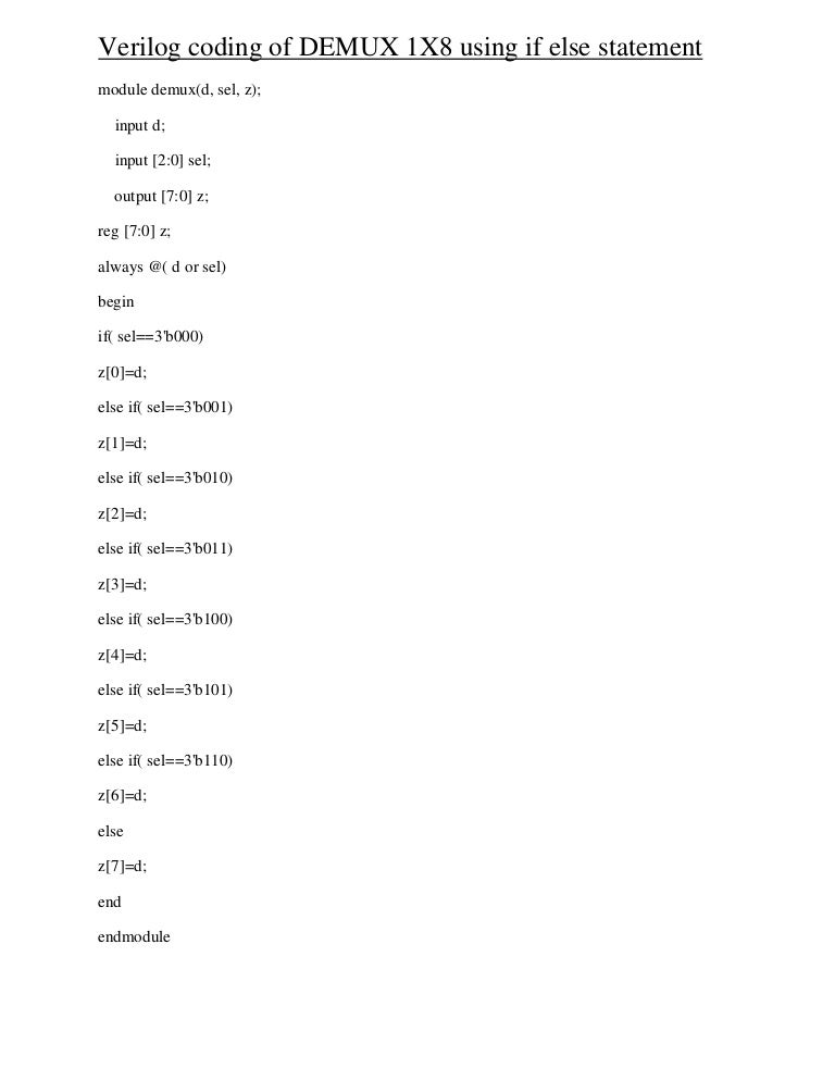 1 to 8 demultiplexer vhdl code 1 to 8 demultiplexer vhdl code