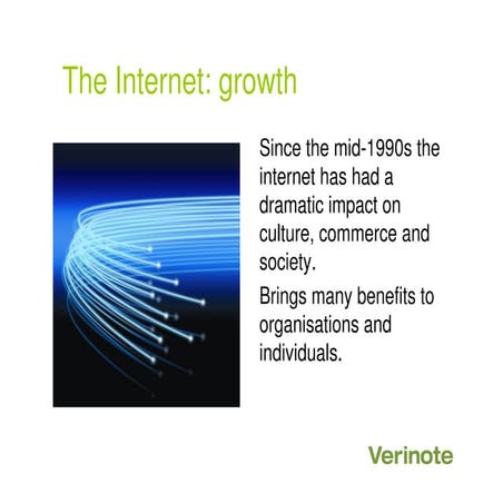 Verinote internet growth