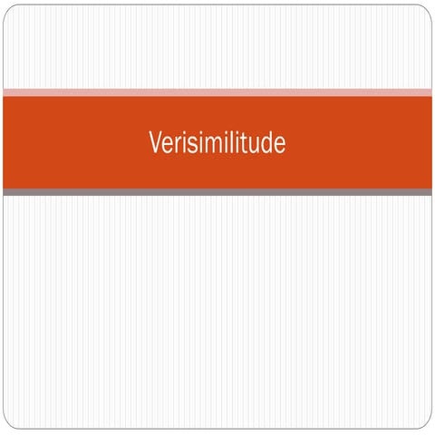Verisimilitude