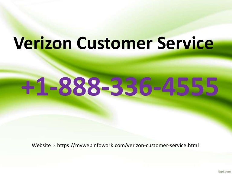 Verizon customer service