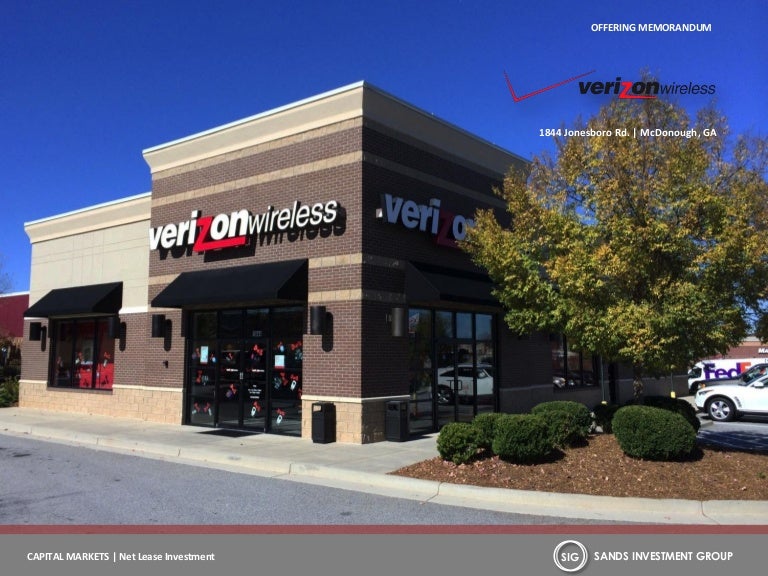 Corporate Guaranteed STNL Verizon Wireless Ideal Location in Prime
