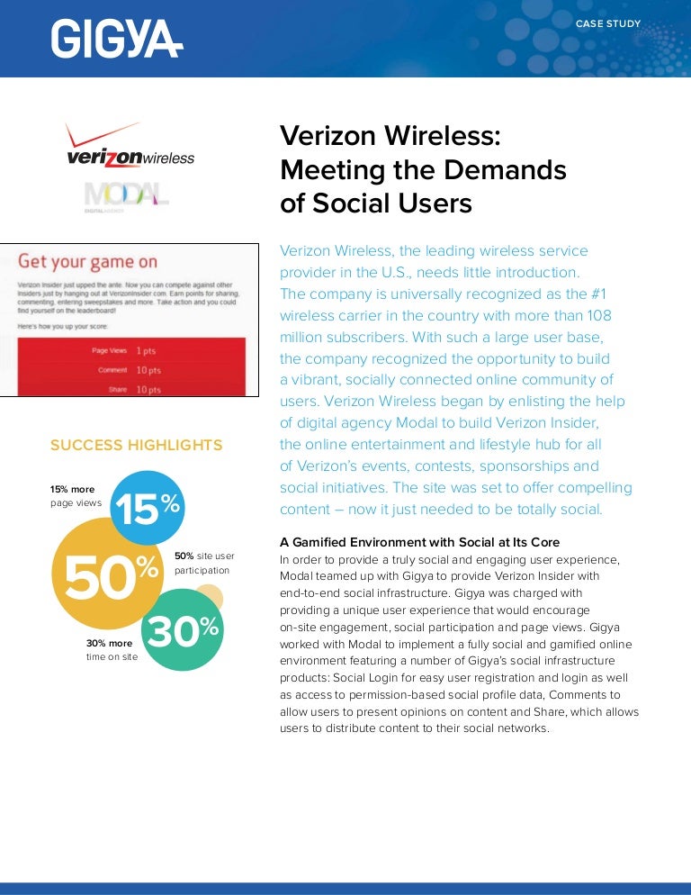 Verizon case study image