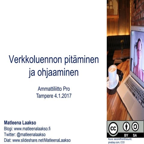 Verkkoluennon pitäminen