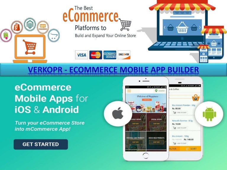 ecommerce mobile app builder
