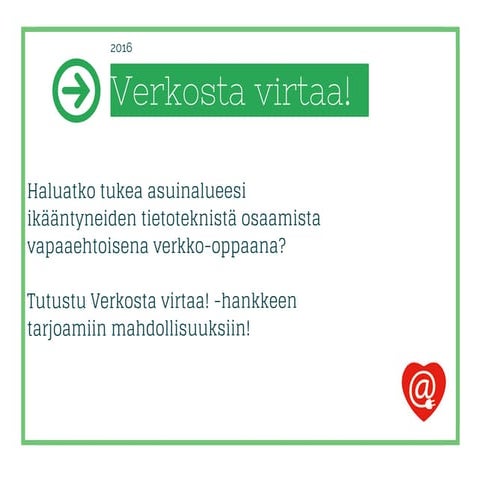 Verkosta virtaa!  hankkeen esittely 2016 (1)