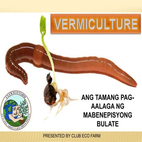 Vermiculture and Vermicomposting in the Philippines