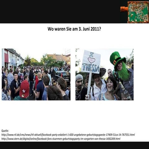 Vernetzte Öffentlichkeiten 2013, Sitzung 1