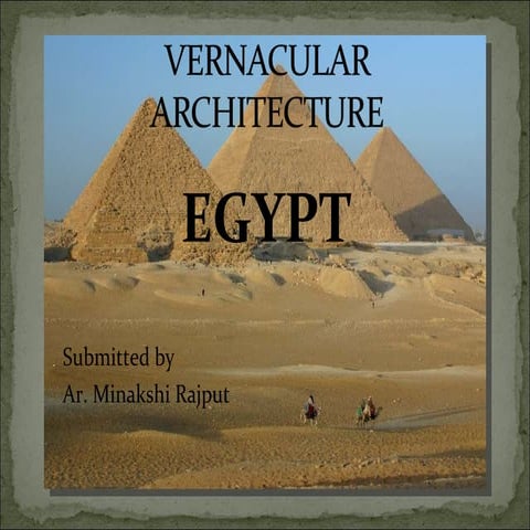 Vernacular architecture egypt
