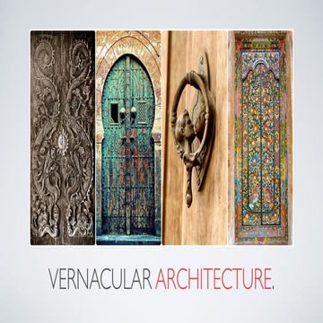 Vernacular architecture Madhya Pradesh india. 