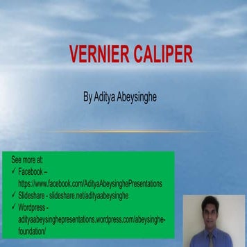 Vernier caliper