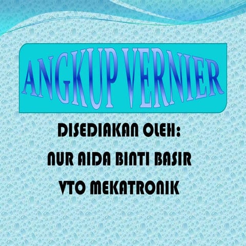 Angkup vernier