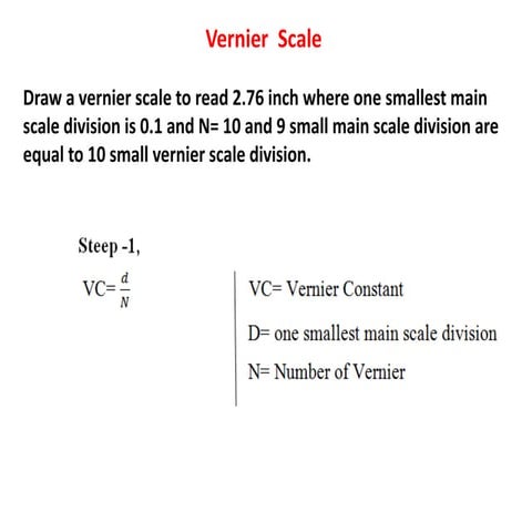Vernier scale