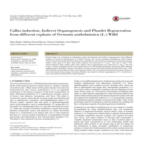 vernonia anthelmintica plant profile with phyto chemistry