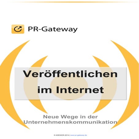 Veröffentlichen im Internet