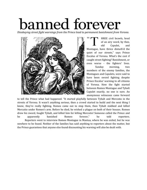 Tybalt death news article picture