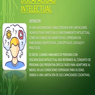 Discapacidad intelectual | PPTX