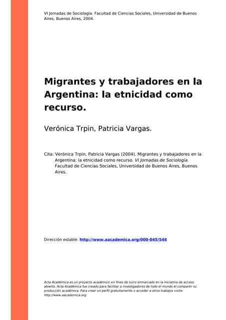 La Nación como construcción política y